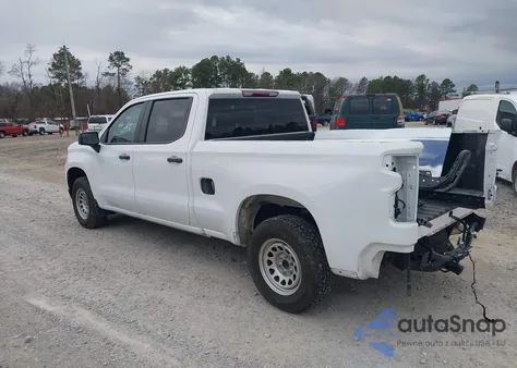 2022 Chevrolet Silverado 1500 4Wd Standard Bed Wt из США, поврежденный, VIN 3GCPDAEK4NG622980